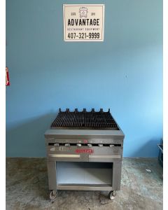 Vulcan 34'' Gas Charbroiler with Cabinet Base - Preowned -